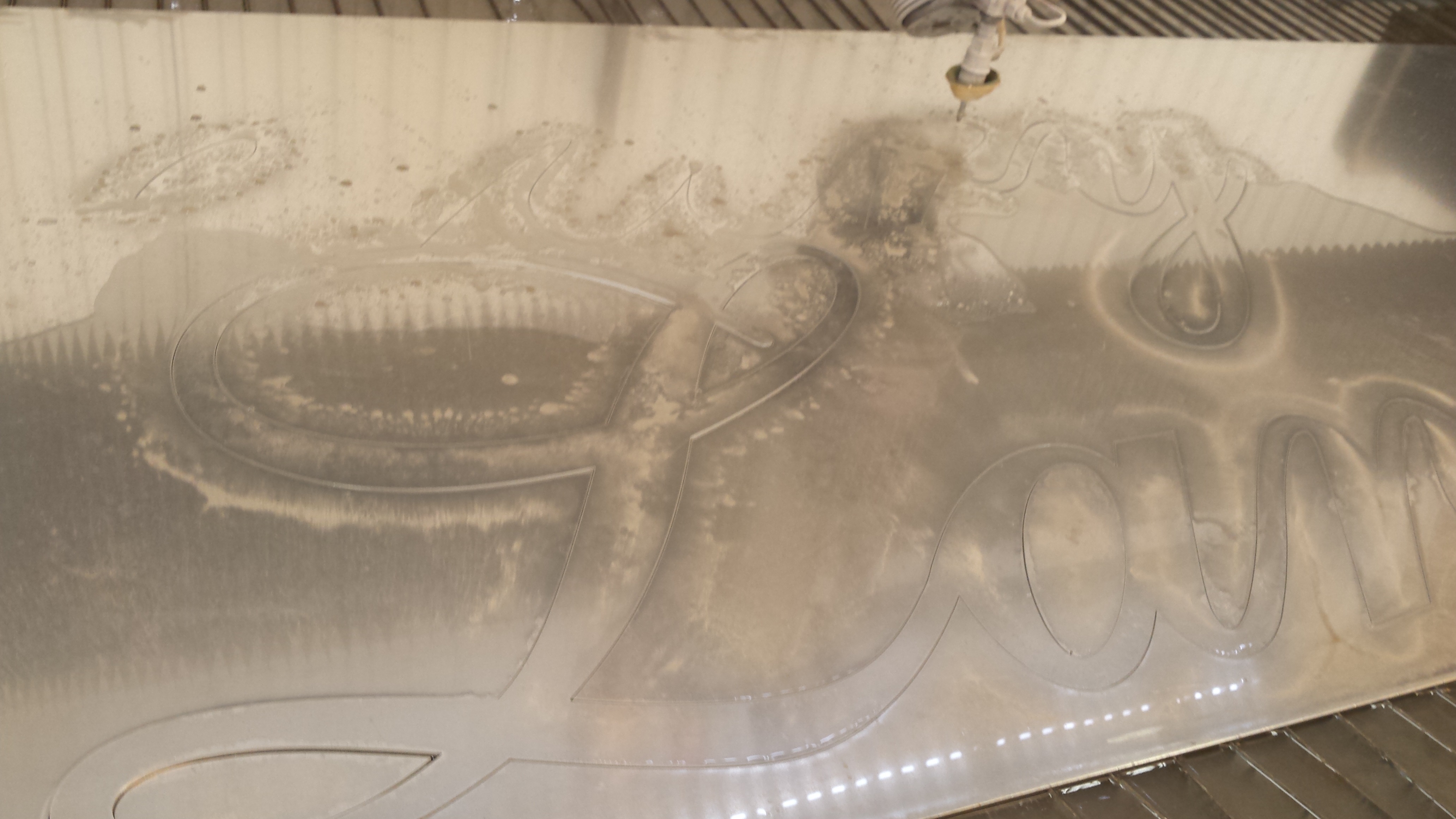 Extreme Fabrication's Water Jet Extreme Fabrication Racing